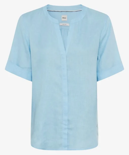 Damen Brax Bluse aus reinem Leinen