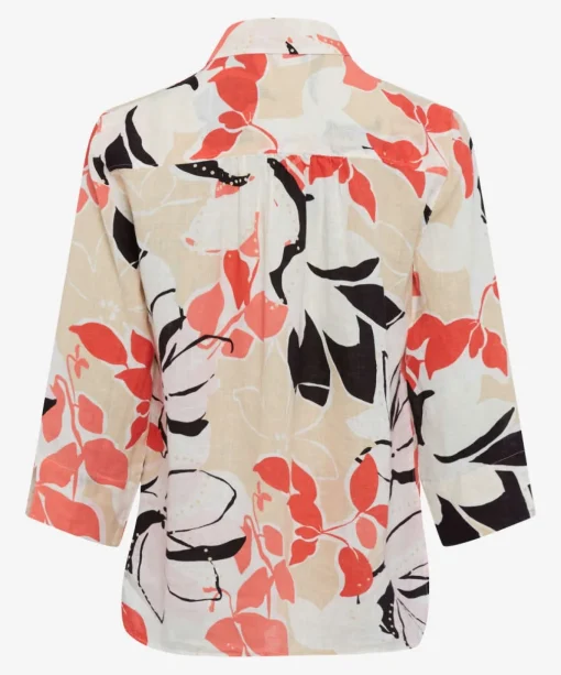 Damen Brax Bluse aus reinem Leinen