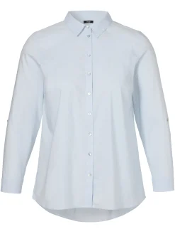 Damen Frapp Bluse Hemdkragen