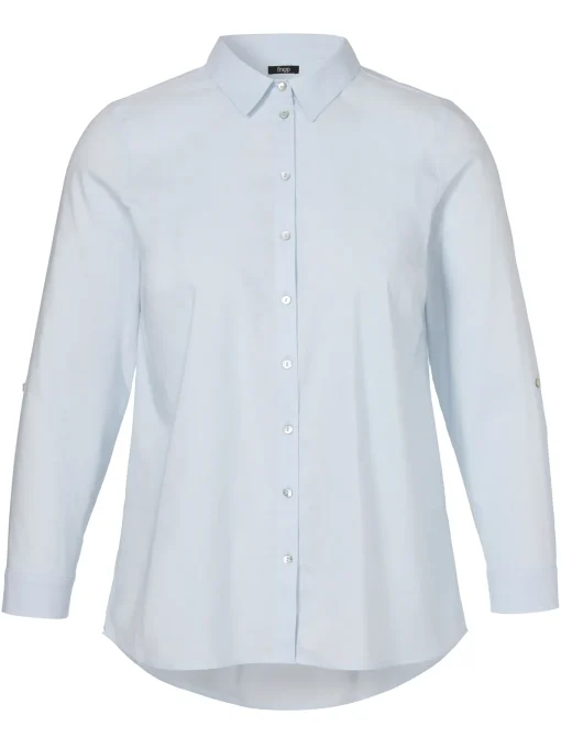 Damen Frapp Bluse Hemdkragen