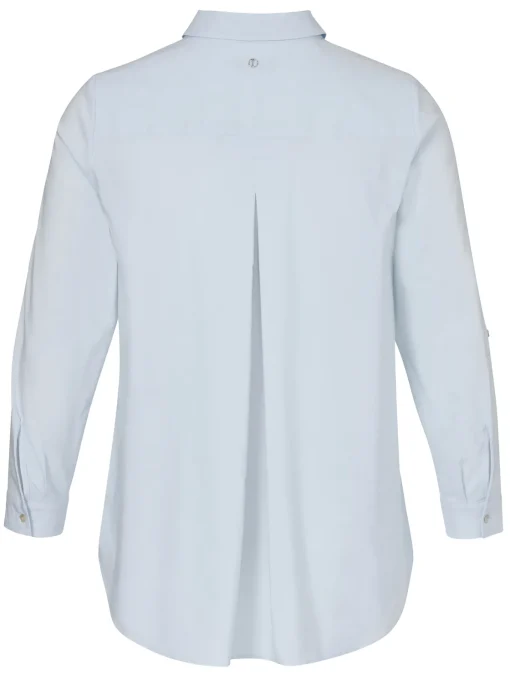 Damen Frapp Bluse Hemdkragen