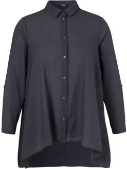 Damen Frapp Bluse Hemdkragen