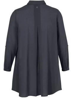 Damen Frapp Bluse Hemdkragen