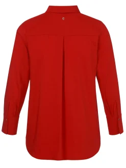 Damen Frapp Bluse Hemdkragen