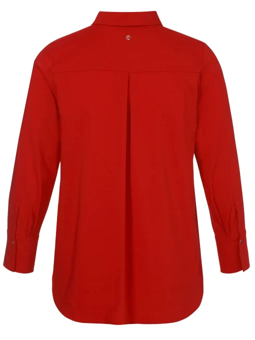 Damen Frapp Bluse Hemdkragen