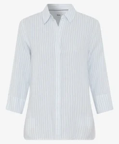 Damen Brax Bluse im Leinen-Baumwoll-Mix
