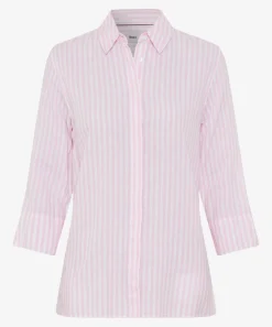 Damen Brax Bluse im Leinen-Baumwoll-Mix