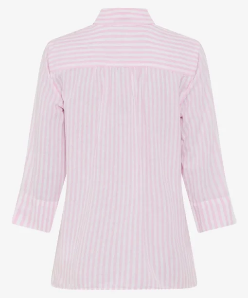 Damen Brax Bluse im Leinen-Baumwoll-Mix