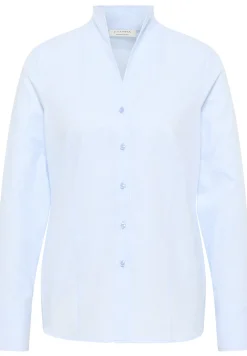 Damen Eterna Bluse Jacquard Langarm