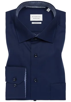 Herren Eterna Bluse Leinen 3/4-Arm