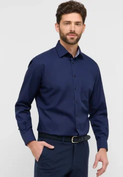 Herren Eterna Bluse Leinen 3/4-Arm