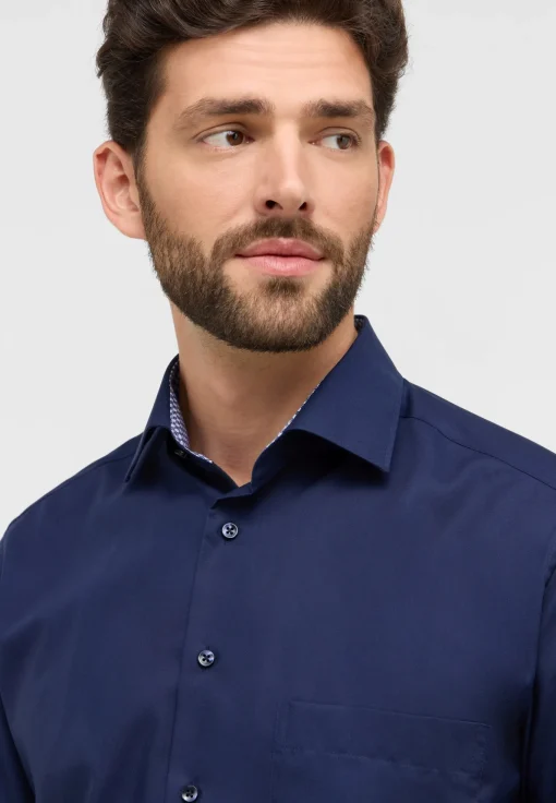 Herren Eterna Bluse Leinen 3/4-Arm