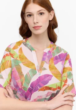Damen Eterna Bluse Leinwandgewebe