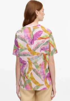 Damen Eterna Bluse Leinwandgewebe