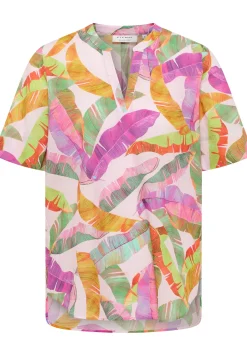 Damen Eterna Bluse Leinwandgewebe