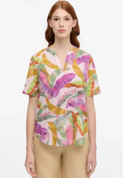 Damen Eterna Bluse Leinwandgewebe