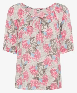 Damen Brax Bluse mit All Over Print