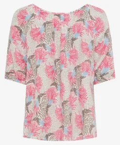 Damen Brax Bluse mit All Over Print