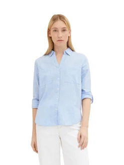 Damen Tom Tailor Bluse mit Brusttaschen