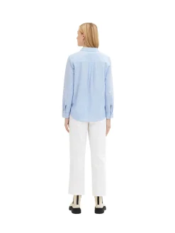 Damen Tom Tailor Bluse mit Brusttaschen