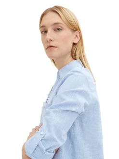 Damen Tom Tailor Bluse mit Brusttaschen