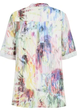 Damen Doris Streich Bluse mit Graffiti-Print