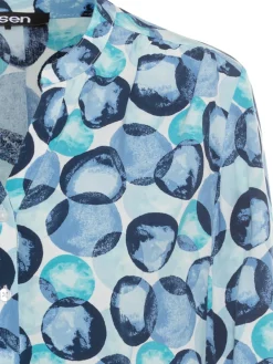 Damen Olsen Bluse mit grafischem Allover-Print