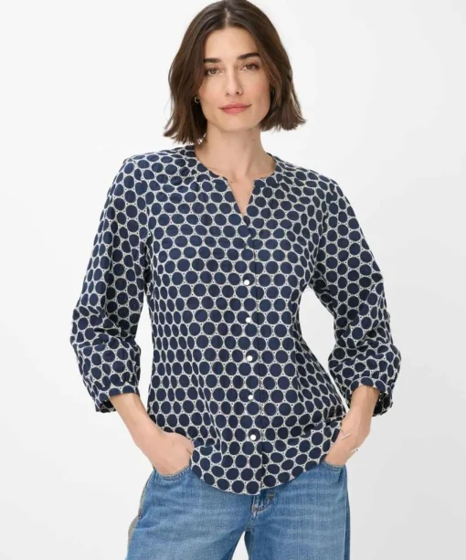 Damen Brax Bluse mit Knopfleiste