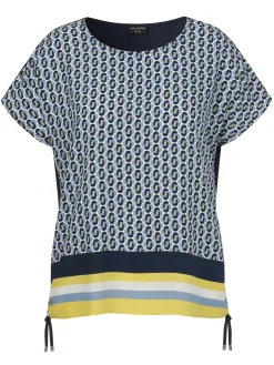 Damen Via Appia Due Bluse mit Rundhals