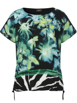 Damen Via Appia Due Bluse mit Rundhals
