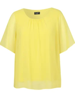 Damen Via Appia Due Bluse mit Rundhals