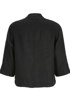Damen Doris Streich Bluse mit Stehkragen