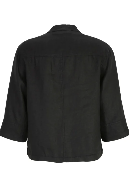 Damen Doris Streich Bluse mit Stehkragen