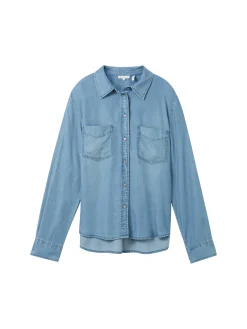 Damen Tom Tailor Bluse mit TENCEL™ Lyocell
