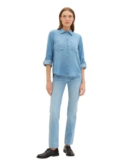 Damen Tom Tailor Bluse mit TENCEL™ Lyocell