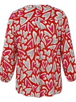 Damen Via Appia Due Bluse mit V-Ausschnitt