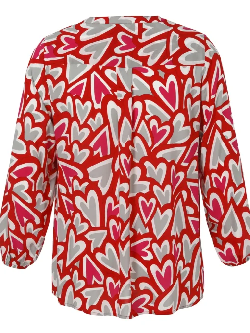 Damen Via Appia Due Bluse mit V-Ausschnitt