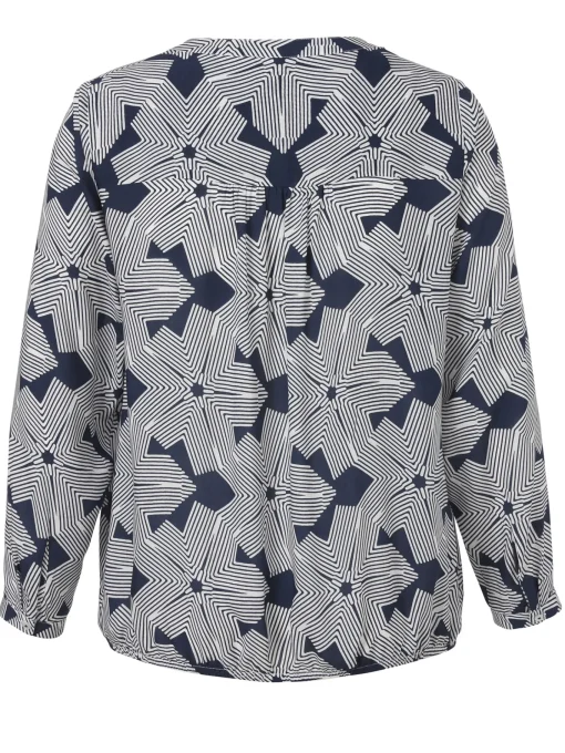 Damen Via Appia Due Bluse mit V-Ausschnitt