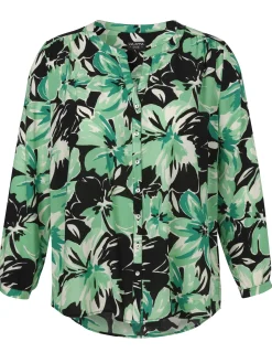 Damen Via Appia Due Bluse mit V-Ausschnitt