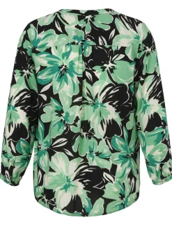 Damen Via Appia Due Bluse mit V-Ausschnitt