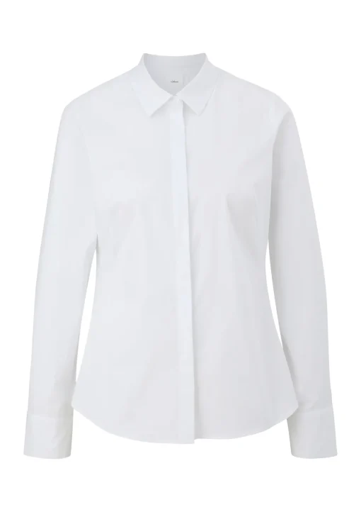 Damen s.Oliver BLACK LABEL Bluse mit Ziernähten