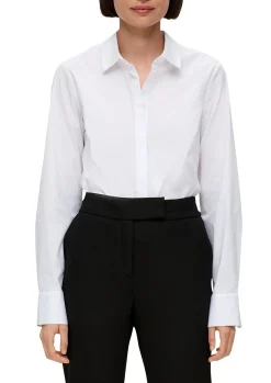 Damen s.Oliver BLACK LABEL Bluse mit Ziernähten