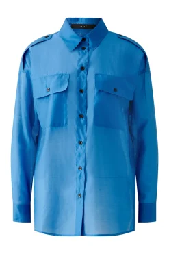 Damen Oui Bluse Organza