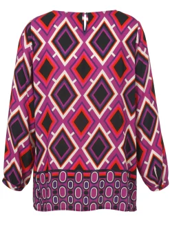Damen Via Appia Due Bluse Rundhals