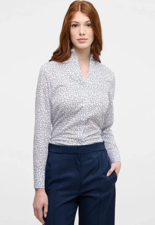 Damen Eterna Bluse Satingewebe