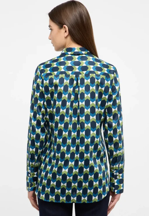 Damen Eterna Bluse Satingewebe