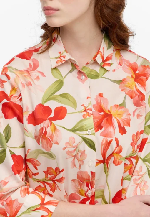 Damen Eterna Bluse Satingewebe