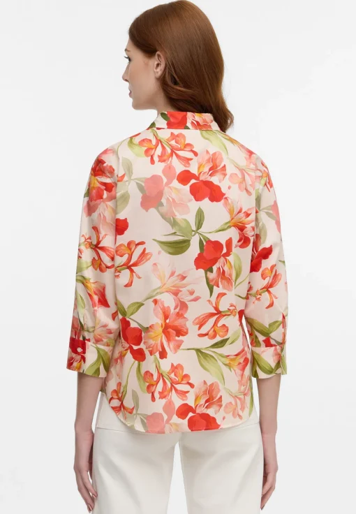 Damen Eterna Bluse Satingewebe