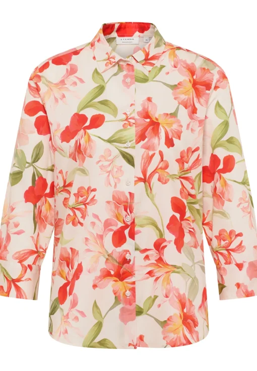 Damen Eterna Bluse Satingewebe