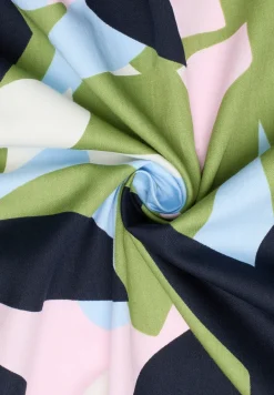 Damen Eterna Bluse Satingewebe Langarm